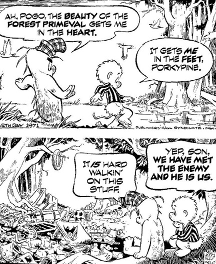 Pogo Earth Day Cartoon 1971